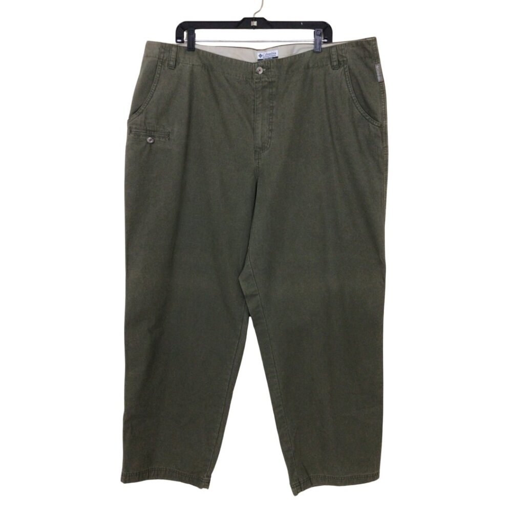 NWT Columbia Pants Women’s 20W Short Green Chinos Trousers 20 W Olive Army Khaki